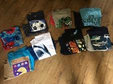 NWT Boys size 10-12 clothes Lot of 16 Pcs Outfits Spring / Summer PacMan, Marvel