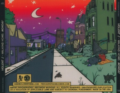 Violent J - Walking Home: Monday CD insane clown posse ICP Juggalo