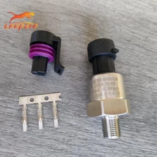 0 - 300Psi Stainless Steel Pressure Sensor 1/8 NPT with connector Oil Fuel MAPE