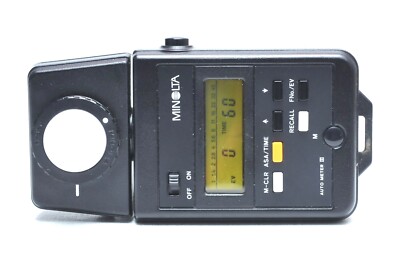 Minolta Auto Meter III Exposure Light Meter | eBay