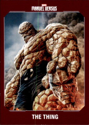 Marvel Versus 2022 Trading Card 72 - The Thing