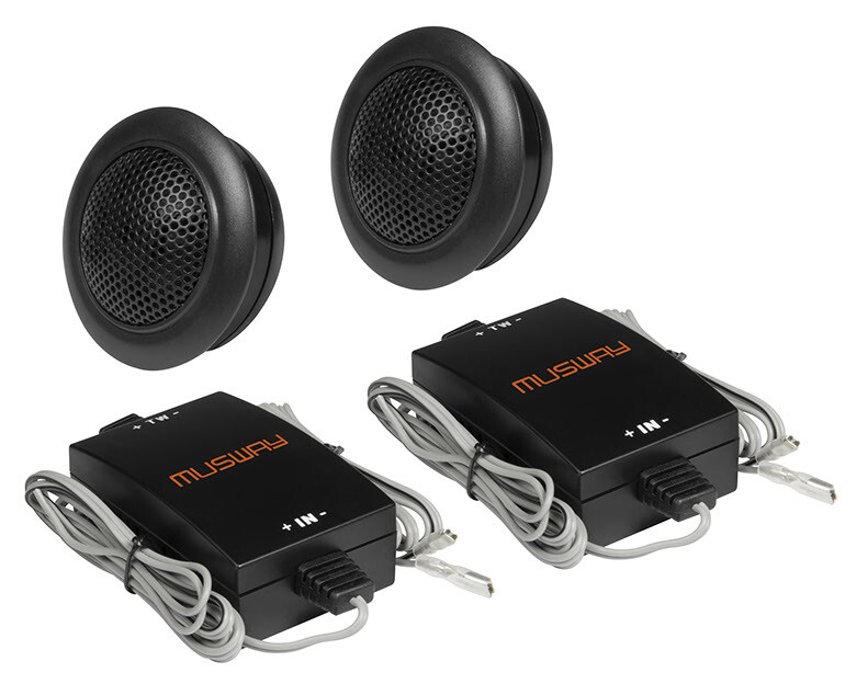 MUSWAY MQ6.2T Tweeter 25mm 125W con Crossover: Audio Cristallino Auto