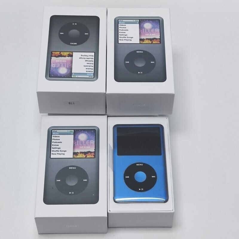 🎁NEW Apple ipod Classic 7th Gen 256GB (Blue/Black ) MP3 SSD