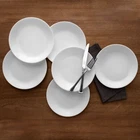 Corelle Classic Winter Frost White 8.5" Lunch Plate, Set of 6 FREE SHIPPING
