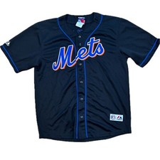 Majestic New York Mets Jose Reyes 7 Stitched Jersey Youth Size XL Adult Small