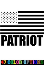 Vinyl Decal Truck Car Sticker Laptop - USA United States Flag American Patriot