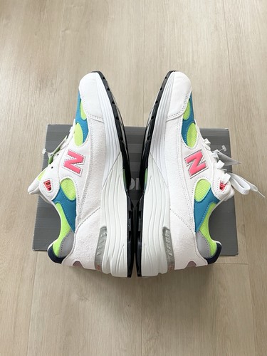 Size 12 - New Balance 992 Made in USA White Neon - Picture 8 of 10