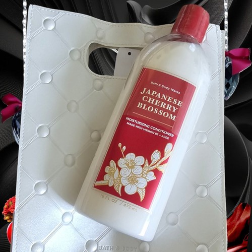 BATH & BODY WORKS JAPANESE CHERRY BLOSSOM SHAMPOO & CONDITIONER In B &B BAG - Picture 8 of 8