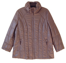 SAMOON Steppjacke Gerry Weber NEU graubraun/Olive Polyester Winterjacke Gr.48