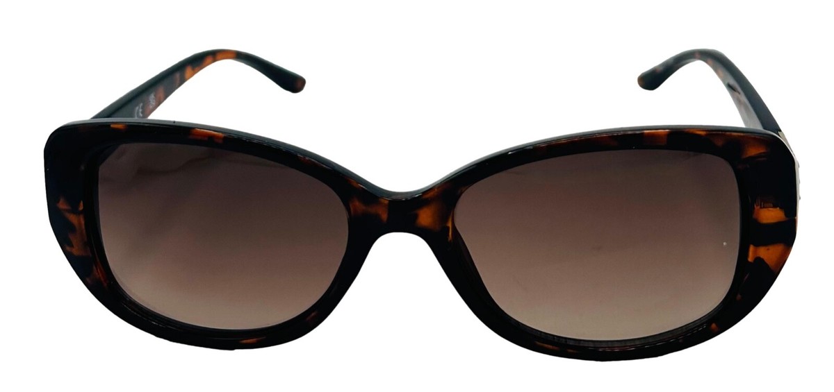 Guess Unisex Havana Rectangle Plastic Sunglass, Brown Guess Unisex Havana Rectangle Plastic Sunglass, Brown