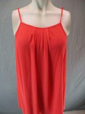 Lulus Size M Women Red Front Bow Sleeveless Chiffon Party Shift Mini Dress 6G692