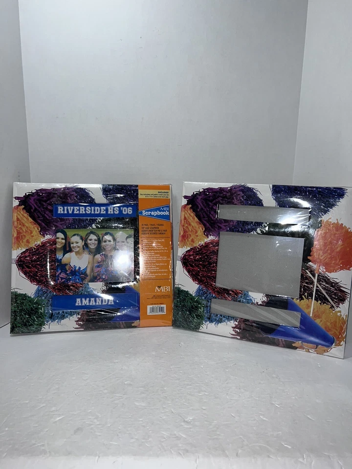 RARO MBI Scrapbook Personalizar Quadros Cheer Leading Álbum 12x12 Cheerleading Novo - Imagem 2 de 4