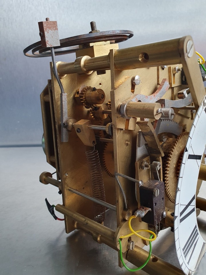 Antique Vintage Electric Clock Movement Parts Sold As Seen eBay