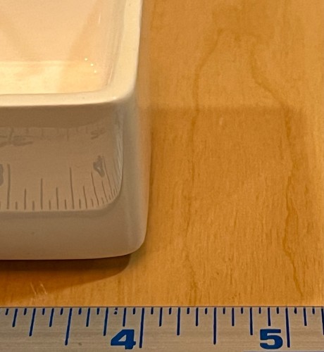 Doll House Porcelain Double Sink 1:12 Scale Miniature Vintage - Picture 6 of 7