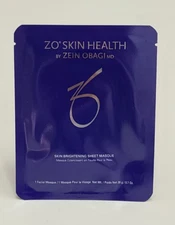 ZO Skin Health Skin Brightening Sheet Facial Masque 0.7 oz