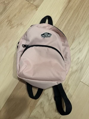 VANS "Off The Wall" Women's Juniors Got This Mini Small Backpack Pale Pink - Image 1 of 2