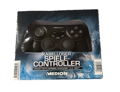 MEDION Kabelloser Spiele Game controller For (Sony Playstation 1.2 , Xbox , PC)