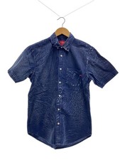Supreme 13SS Acid Shirt Short Sleeve Shirt S Cotton NVY Button Down