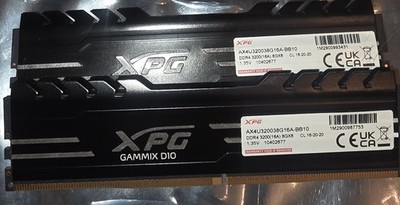 ADATA XPG GAMMIX D10 DDR4 16GB 2x8GB 3200MHz Desktop Memory