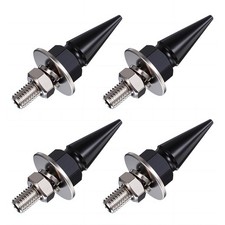 4 Pcs Spikes License Plate Screws Aluminum Cars Plate Frame Fastenings Bolt... 4 Pcs Spikes License Plate Screws Aluminum Cars Plate Frame Fastenings Bolt...