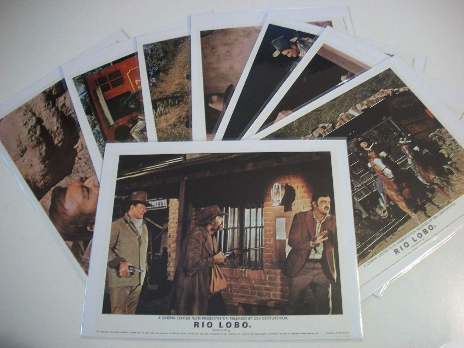 Rio Lobo   8x10   lobby card set  1971