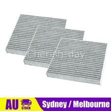 3 Car Pollen Cabin Air Filter For Toyota Camry Sienna Yaris RAV4 Subaru Outback;