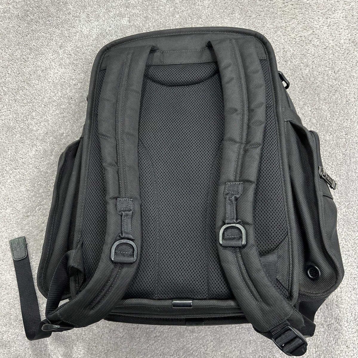 TUMI Backpack 26578D4 Black Brief Bag Nylon Tablet Pad Laptop