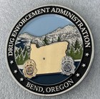 Drug Enforcement Administration Seattle Division Bend Oregon DEA Police Coin — photo 9