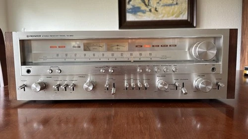 Pioneer SX-850 Vintage Stereo Receiver Silver Face Classic Audio Component