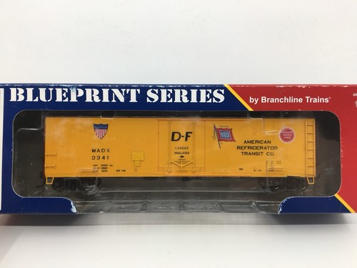 HO Branchline 117154 American Refrigerator Transit 50’ puerta enchufable Boxcar ART 3341 | Zustand: Used