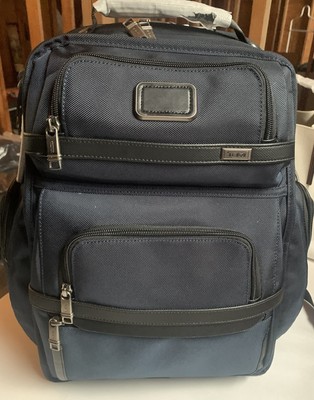NEW-Tumi Alpha 3 Brief Pack T-pass 2603578 $625 NAVY
