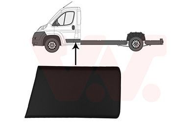 VAN Wezel 1652425 Seitenschutzl. Li. FüR CitroËN Passend FüR Fiat Opel-image