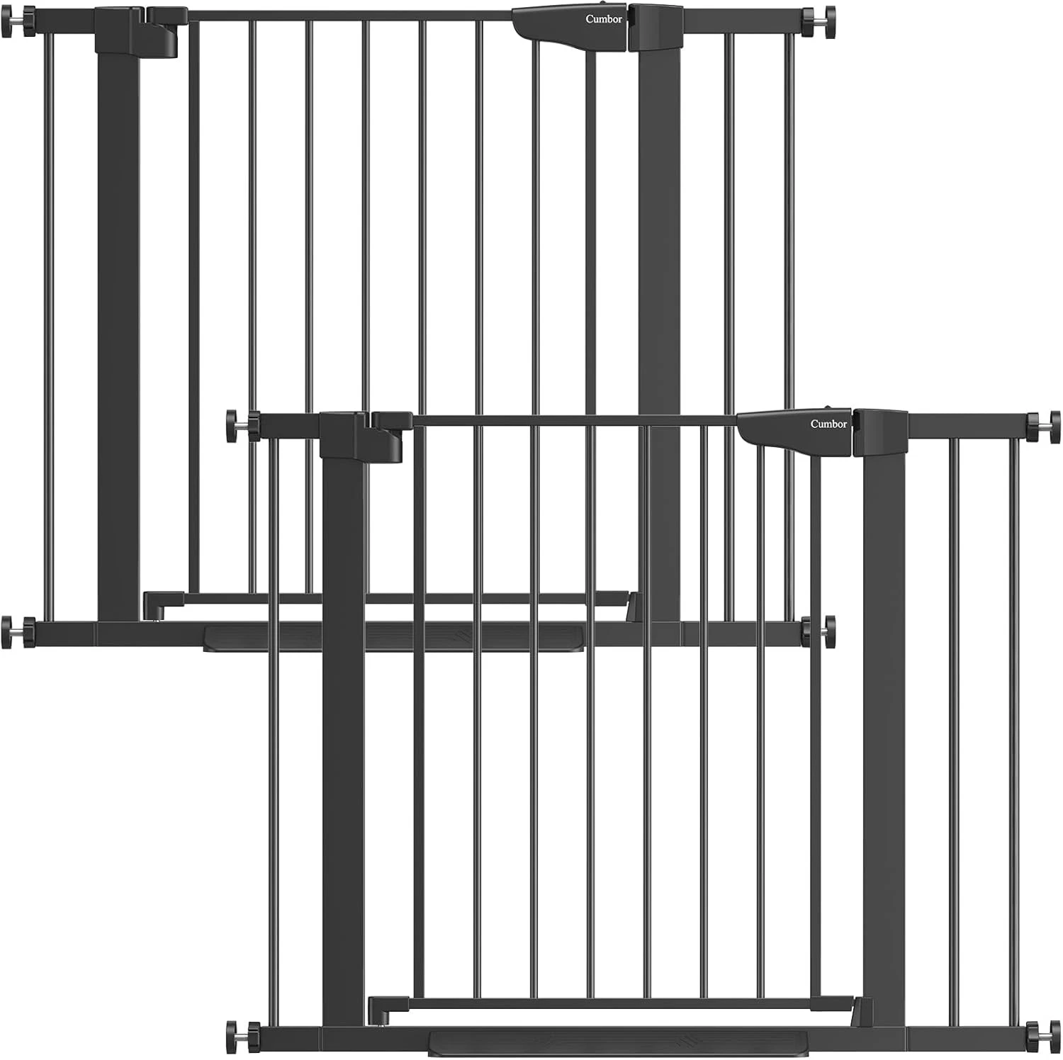 Cumbor 2 Pack Baby Gate 29.7-40.6 in Auto Close Black Safety Gate #R016
Opens in a new window or tab