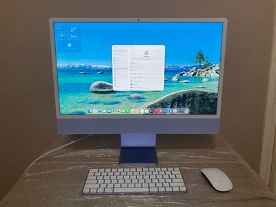 Apple iMac 24'' M3 2023 8GB RAM 256GB SSD Magic Keyboard Mouse All-in-One