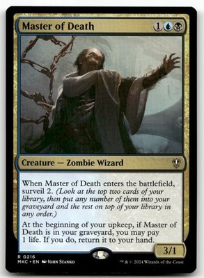 Master of Death MTG Commander: Murders at Karlov Manor 216 R NM