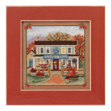 Country Store Mill Hill Buttons and Beads Country Lane Beaded Cross Stitch Kit