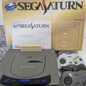 Sega Saturn Game Console Bundle 2 Controllers, SS 8 Games Set JPN Ver. /P.M #90