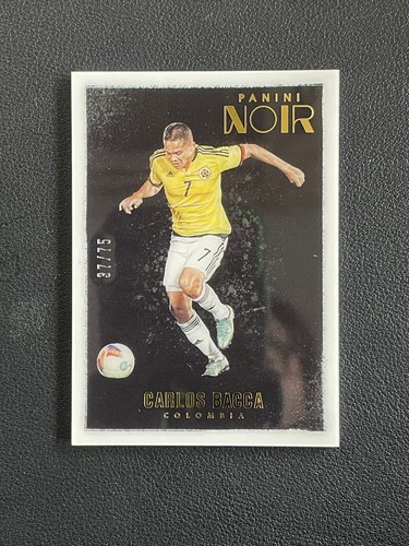 Carlos Bacca 2016-17 Panini Noir Soccer Color 37/75 #17