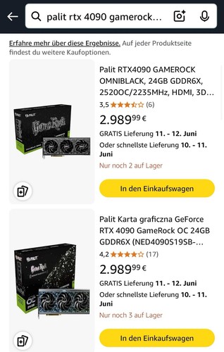 Palit GeForce RTX 4090 GameRock, 24GB GDDR6 - Afbeelding 2 van 13