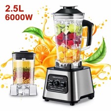 6000W Hochleistungs Standmixer 2,5L Blender Smoothie-Maker Eis-Crusher für Küche