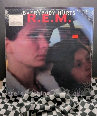 R.E.M. Everybody Hurts Maxi-Single 12'' Orange Vinyl NM 1993 in Shrink 0-40989