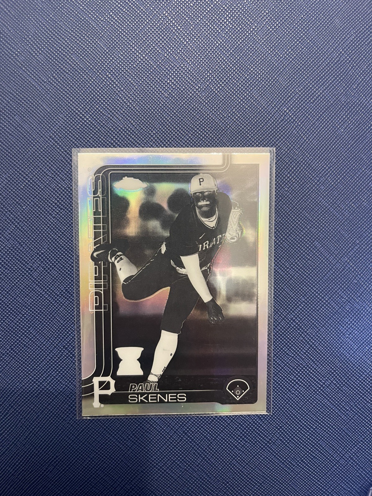 2025 Topps Chrome - Paul Skenes #300 Negative Refractor SP Rookie Cup