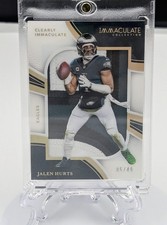 Jalen Hurts 4-COLOR PATCH 05/49 2025 Immaculate Clearly Immaculate CIJ-JS