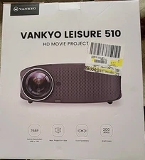 VANKYO Leisure 510 1080p HD Movie Projector New Free Shipping 
