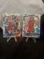 2025 Panini Prizm WNBA Lucy Olsen RC Silver Ice #104 + Ice Variation #145