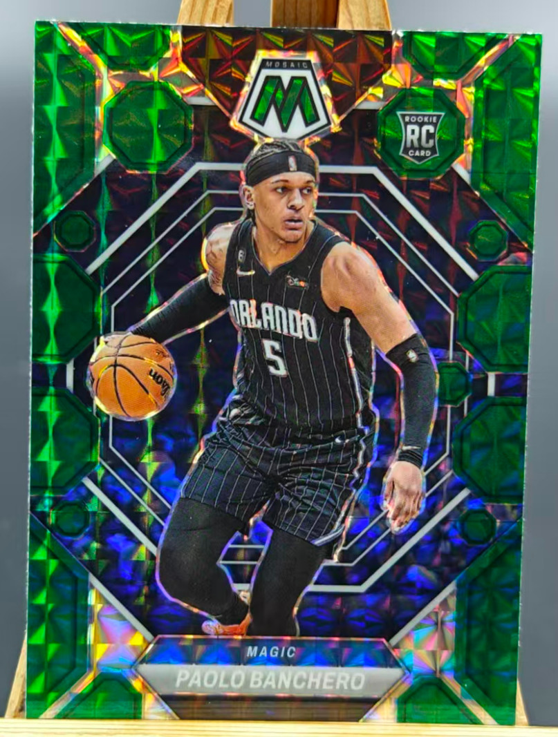 Paolo Banchero 2022-23 Panini Mosaic Base Green RC Magic #231 -12.13