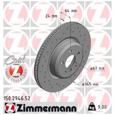 2x Bremsscheibe hinten f�r BMW I4 G26 IX I20 X3 G01 X4 G02 X5 G05 X6 id39060