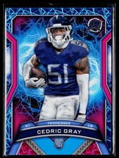 2024 Topps Resurgence #193 Cedric Gray Blue And Pink Lazer