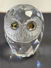 Swarovski Crystal Owl Figurine