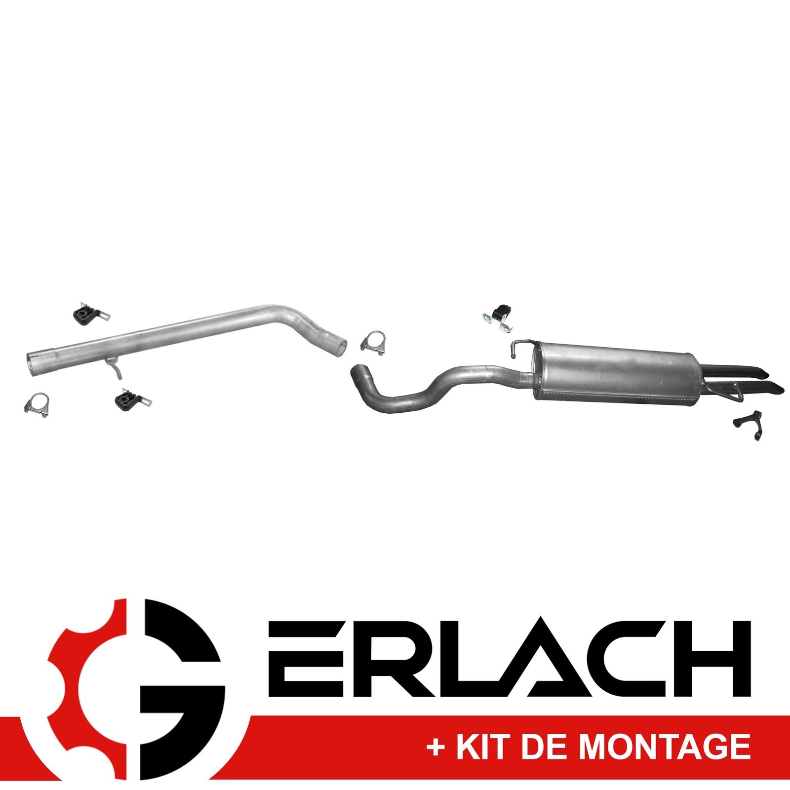 Silencieux échappement haute réduction sonore pour Golf IV et Octavia